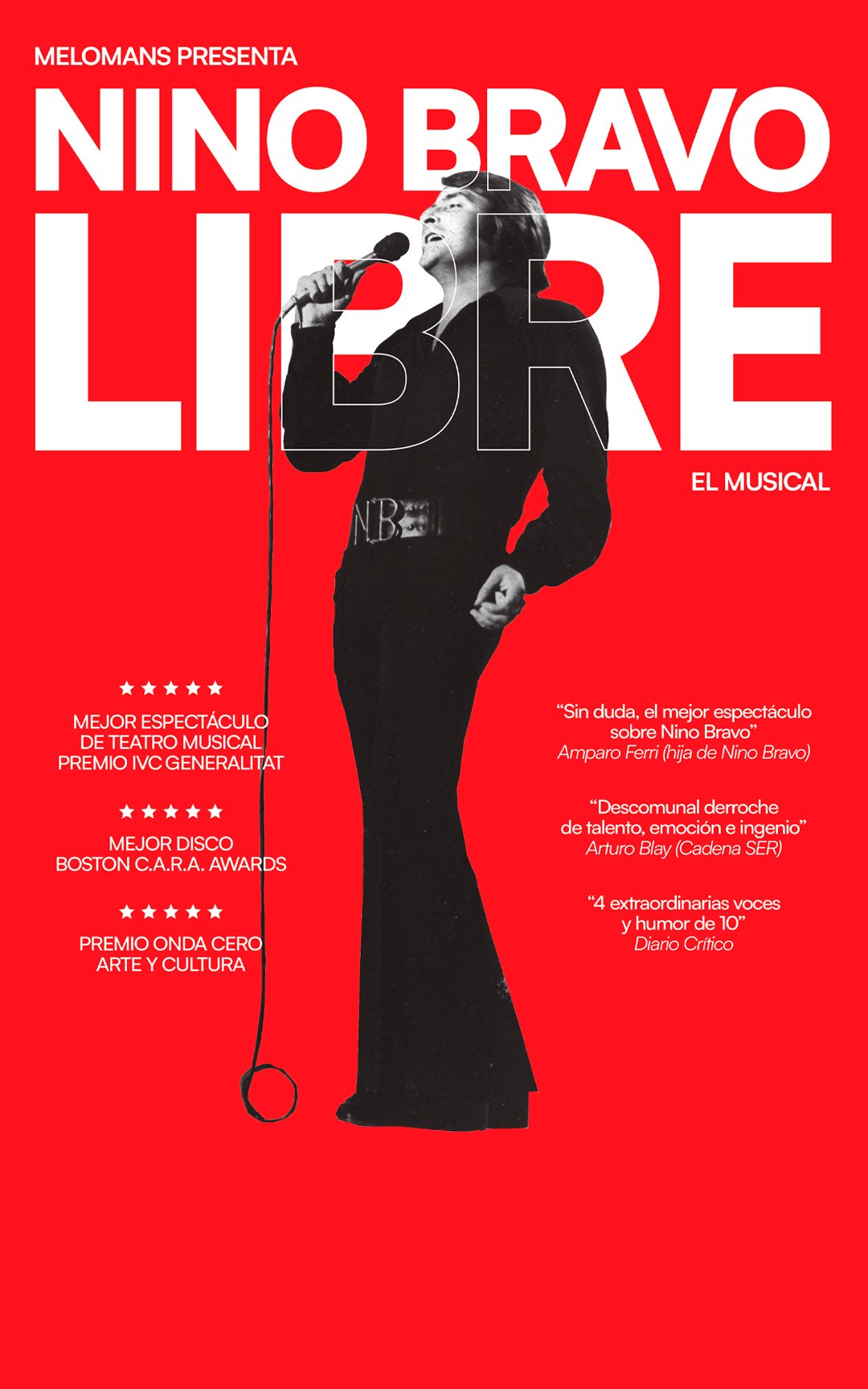 LIBRE, el musical Nino Bravo